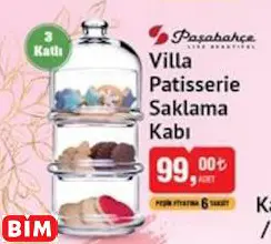 PAŞABAHÇE LİVE BEAUTİFUL VİLLA PATİSSERİE  SAKLAMA KABI